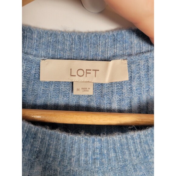 LOFT Jeweled Button Trim Sweater Size M - Picture 4 of 10